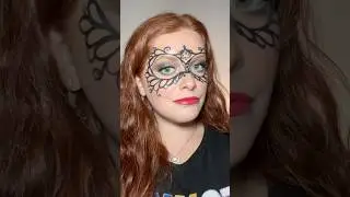 Masquerade Mask makeup💋🖤