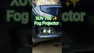 XUV 700 Fog Lamp Upgrade 🔥 | Maxx Link Projector Fitted #shorts #foglights