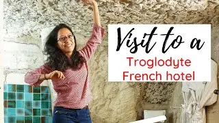 Exploring cave houses in France / we stayed in a cave hotel !!