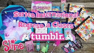 Sorteo Internacional Regreso a Clases Tumblr | Mochila de unicornio, &uacute;tiles  escolares y Slime!
