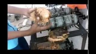 DESIGN ANALYSIS AND FABRICATION OF AUTOMATED COCONUT DEHUSKING MACHINE DEHUSKER