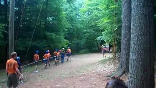 Boy Scout camp - flying squirrel