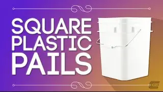 Square Plastic Pails | The Cary Company
