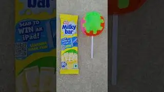 Roll Cube Lollipop With Milky Bar Chocolate Ka Unboxing 😍 #shorts #cube #lollipop #chocolate