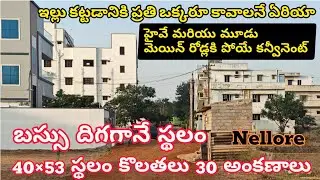 #ఇంత మంచి ఏరియాలో బస్సు దిగగానే 30 అంకణాల స్థలం# హైవే & 3 మెయిన్ రోడ్లకి కన్వీనెంట్ #ఈ స్థలం కొనండి