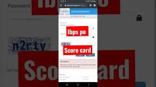 IBPS PO SCORE CARD OUT #ibps #ibpspo #ibps2021 #ibpspo2021 #sbipo