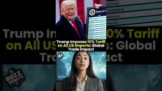Trump Imposes 10% Tariff on All US Imports: Global Trade Impact #trump