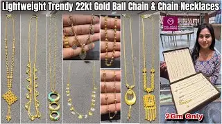 2Gm🔥Malabar Lightweight Trendy Gold Chain Necklaces & Ball Chains| Gold Chains| Gold Chain Pendants|