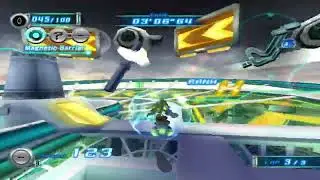Sonic Riders Zero Gravity Super Sonic Gameplay Crimson Crater Time Attack