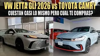 VW JETTA GLI 2026 VS TOYOTA CAMRY XSE 2026 🔴 CUESTAN CASI LO MISMO