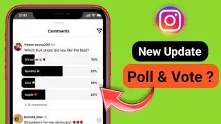 Instagram add poll / vote | Instagram new features add poll | reels upload add polls new update
