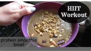 Full Body HIIT Workout & Post Workout Smoothie Recipe