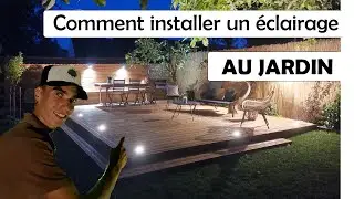 Installer un éclairage au jardin