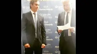 Geronimo Frigerio receives the CCLS Community Impact Award