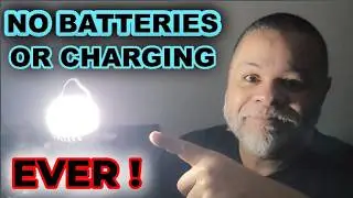THIS FOREVER LIGHT REQUIRES NO BATTERIES - NO SOLAR - OR CHARGING EVER!