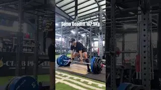 Sumo Deadlift 167.5kg #powerlifting #deadlift #gym