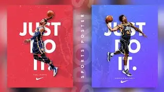 How to Make an Awesome Sports Poster on Mobile in PixelLab || Creatorian