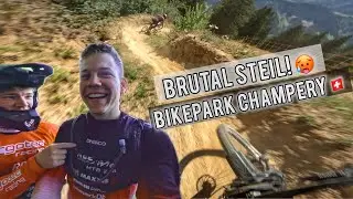 Die steilste Downhill Strecke Europas zerstört meine Bremsen!🔥 | Champéry VLOG