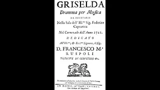 Scarlatti A.:   Griselda  -  E' deliquio di core  -  Dorothea Röschmann; René Jacobs