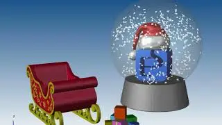 EnginSoft UK 2019 Christmas Snow globe