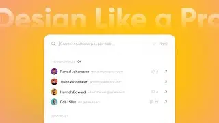 Design Like a Pro⚡: Smart Search UI in Figma (Day 02)