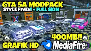 KEREN!! GTA SA MODPACK FIVEM STYLE + MOTOR MX KING FULL SKIN PLAYER GRAPHICS HD RINGAN DI ANDROID