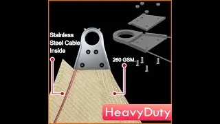 Introduce ColourTree Super Ring Sun Shade Sail Canopy