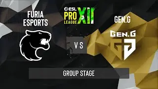 CS:GO - Gen.G vs FURIA [Nuke] Map 1 - ESL Pro League Season 12 - Group Stage - NA
