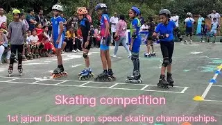 Open speed skating championship 🏆.