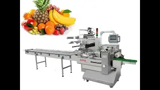 BOSTAR Horizontal Flow Packaging Machine for Fruits with Tray