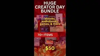 Black Friday Indie Sale! Support independent creators #blackfridaydeals #booktok #itchio