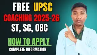 Free UPSC Coaching 2025-26 || 