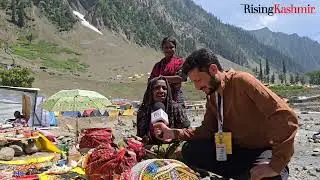 Amid Scorching Heat, a Non-Local Woman in Baltal Sells Beads to Support Her Family with Dignity