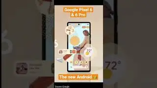 The new Android 👑 Pixel 6 & 6 Pro released. #Shorts #pixel #pixel6 #google #pixel6pro