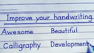 How improve your handwriting | Handwriting | Calligraphy Master Rakib