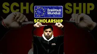 Erasmus Mundus Scholarship 🤩✨#studyabroadfree #studyabroad #shorts #foreignstudy #europe #education