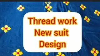Thread work new design Suit ... 📞,9878962959 kro full video check ..