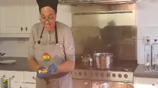 ACAP Flavours of the Caribbean Cooking series featuring Dayna Simpson who is making Ital Rundown