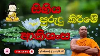 සිහිය බලවත් වන්නේ එක් අවස්ථාවකදි එක් අරමුණකට පමණි 🥳💐