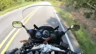FJR 1300 NC scenic byway GoPro7