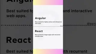 Angular vs React 