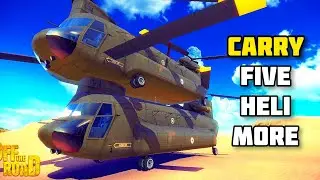 CHINOOK CAN CARRY MORE THAN FIVE HELICOPTER | OFF THE ROAD OPEN WORLD DRIVING GAME
