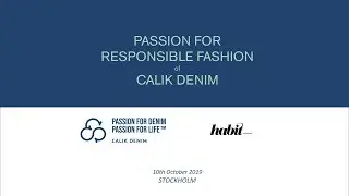 Passion for Responsible Fashion of Calik Denim, Habit Breakfast Forum