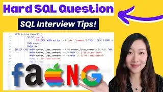Difficult FAANG SQL Interview Question and Answer (Open Ended Question) | Realtime Code With Me Ep 2