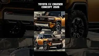 🚙  WOW! Next Gen Toyota FJ Cruiser Design Preview 🚙 #suv #toyota   #automobile