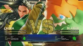 ЛАУРА против БЛАНКИ - Street Fighter V 2016