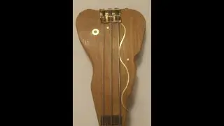 Dart Bass - DIY 3 stringed semi fretless mini bass