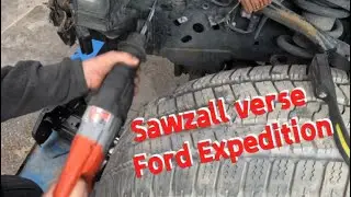 Frame horn/rail replacement on a 2020 Ford Expedition.
