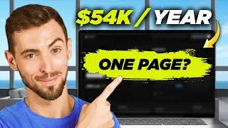 I Copied A $54,000 One Page Website With AI