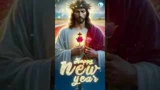 Happy New Year - Jesus ✝️ | Jesus Shorts | Yeshu Masih Shorts | New Christian Ringtone #god #jesus